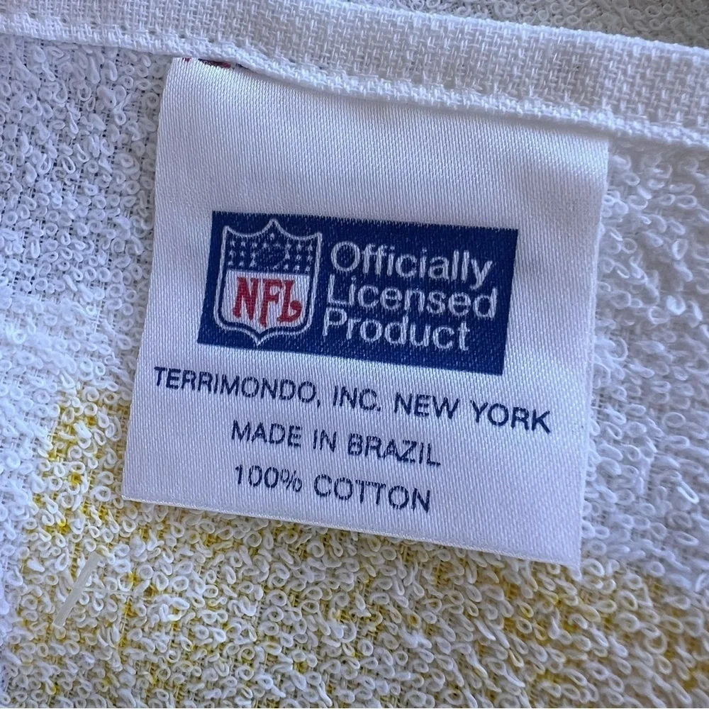 VTG NOS San Diego Chargers NFL Football Beach Towel Bolt Helmet 90s 30x60 Brazil